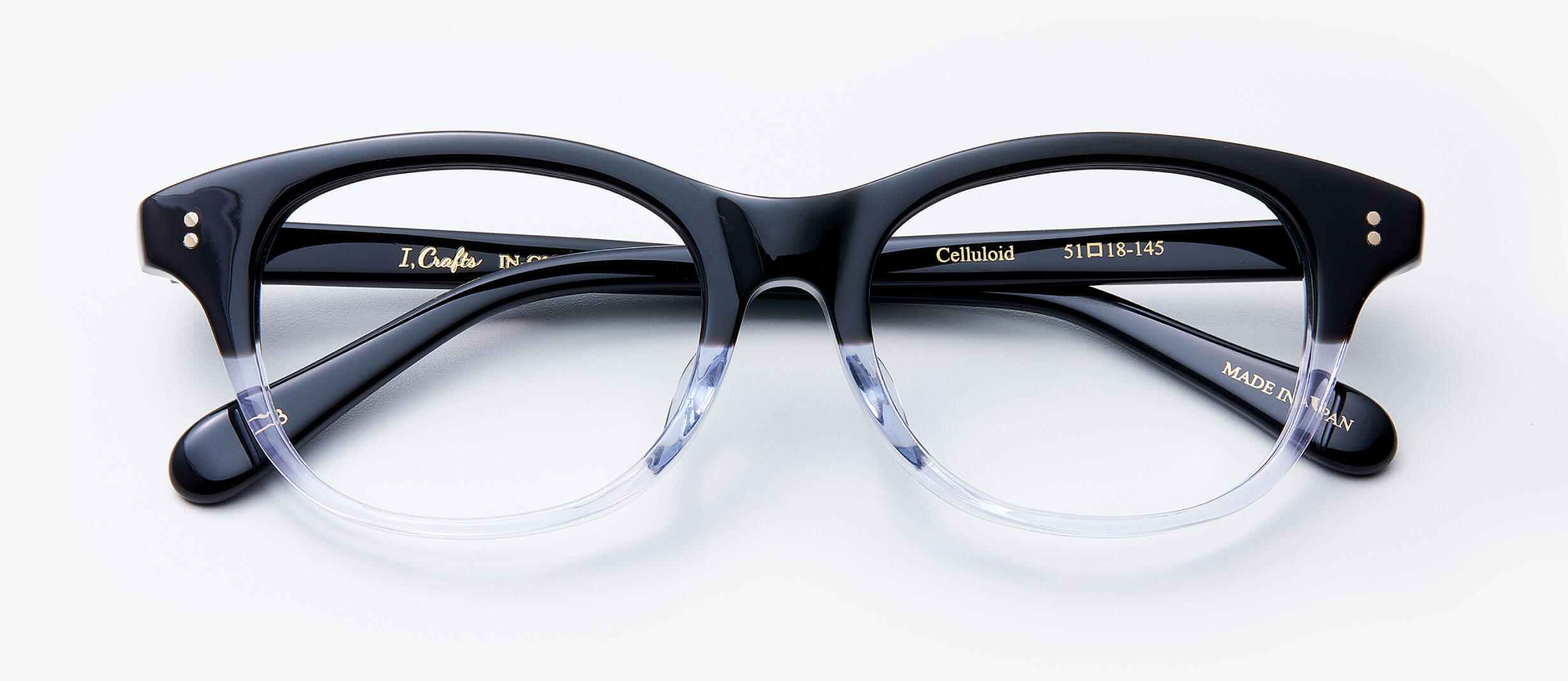 IN-C02 51□18-145［black&clear］