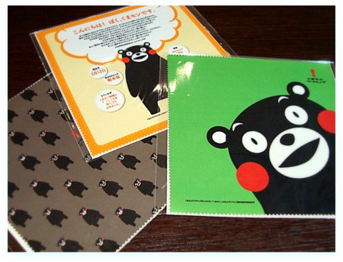 くまモンメガネ拭き