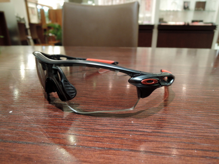 間に合いました!!オークリーで快走祈願!!