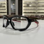 度付き製作事例　OAKLEY PLASMA×純正レンズ(CLEAR)