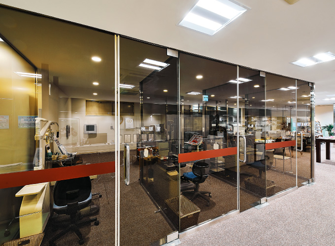 上通本店_2階視力測定ルーム